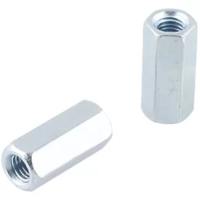 Easyfix Carbon Steel Threaded Rod Connecting Nuts M8 10 Pack 1 Easyfix Carbon Steel Threaded Rod Connecting Nuts M8 10 Pack