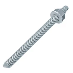 Fischer Zinc-Plated Steel Threaded Rods M10 x 190mm 10 Pack