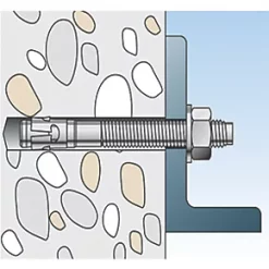 Fischer FXA Throughbolts M12 x 116mm 20 Pack 11 Fischer FXA Throughbolts M12 x 116mm 20 Pack -Chemical Fixings Shop 48990 A5