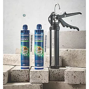Rawlplug R-KEM-II-300-P2G6N Resin & Heavy Duty Gun 2 x 300ml 2 Rawlplug R-KEM-II-300-P2G6N Resin & Heavy Duty Gun 2 x 300ml - Image 2